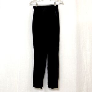 Bebe Pants Black Casual Pants with Elastic Waist and Ankles Size XS